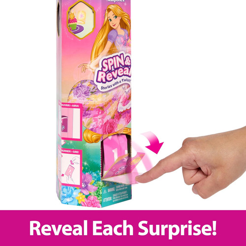 Boneca Da Moda Disney Princess Rapunzel Com 11 Surpresas - Imagem 9