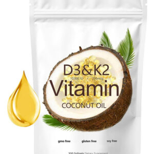 D3 K2 Ui De Vitamina Com 200 Mcg De Vitamina K2 (mk-7), Reab