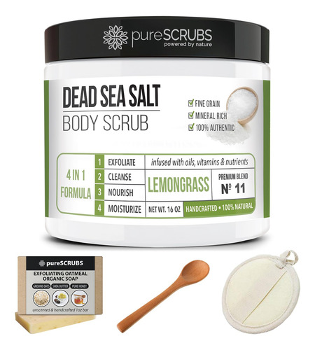 Esfoliante Corporal Purescrubs Premium Lemongrass 480 Ml - Imagem 7