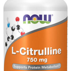 L-citrulina 750 Mg 90 Cápsulas Da Now Foods