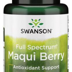 Suplemento Swanson Full Spectrum Maqui Berry 400 Mg 60 Cápsu