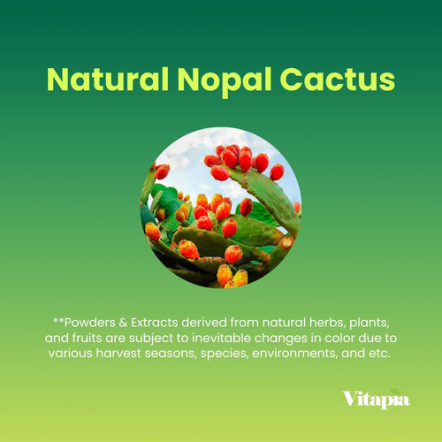 Suplemento De Extrato De Cacto Vitapia Nopal 20.000 Mg 120 C - Imagem 5