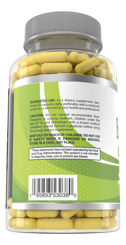 Suplemento Nurture Alley Berberina Hcl 1200 Mg + Canela 200 - Imagem 6