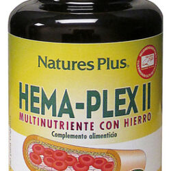 Suplemento Natures Plus Hema-plex Iron 60 Mastigáveis