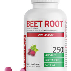 Suplemento Bronson Beet Root Extra Strength 250 Comprimidos