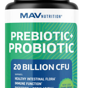 Suplemento Mav Nutrition Probiótico E Prebiótico 60 Cápsulas