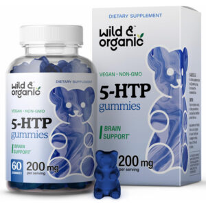 Suplemento Wild & Organic 5-htp 200mg Mood Gummies 60 Vegan