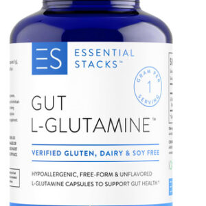 Suplemento Essential Stacks Gut L-glutamina, Cápsulas De 100