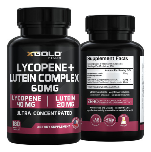 Suplemento X Gold Health Licopeno 60 Mg + Luteína 20 Mg 180 - Imagem 7