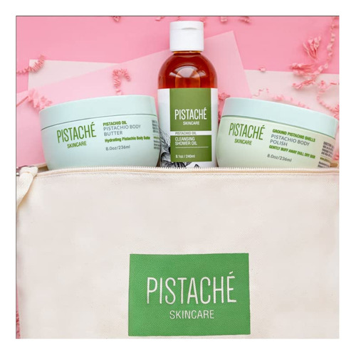 Body Polish Pistache Skincare Óleo De Pistache 240 Ml Com Ca - Imagem 8