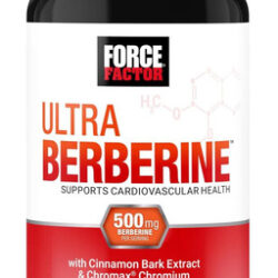 Suplemento Force Factor Ultra Berberine, Contém Cromo Para A