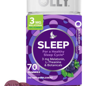 Sleep Gummy Olly Sleep Support Com 3 Mg De Melatonina (70 Un
