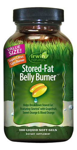 Stored Fat Belly Burner 100 Cápsulas Gelatinosas Da Irwin Na - Imagem 2
