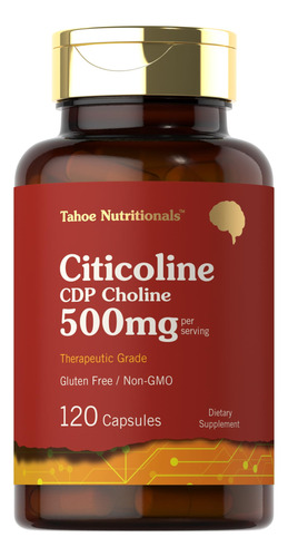 Suplemento Tahoe Nutritionals Citicoline 500 Mg 120 Cápsulas