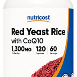 Suplemento De Arroz Fermentado Vermelho Nutricost Com Coq10
