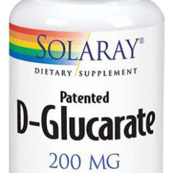 D-glucarato Patenteado 200 Mg 60 Cápsulas Da Solaray