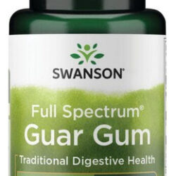 Goma De Guar Full Spectrum 400 Mg 60 Cápsulas Da Swanson Vit