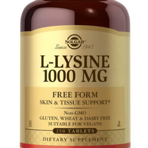 Solgar L-lysine 1000 Mg, 250 Tablets - Enhanced Absorptio...