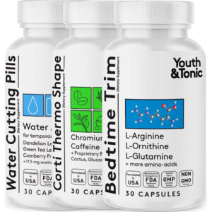 Youth & Tonic Shred Sculpt Lean 3 X Pílulas Dietéticas W Wa