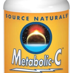 Metabolic C 500mg 90 Comprimidos Da Source Naturals