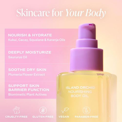 Óleo Corporal Saltair Luxurious Island Orchid 120 Ml Para Mu - Imagem 4