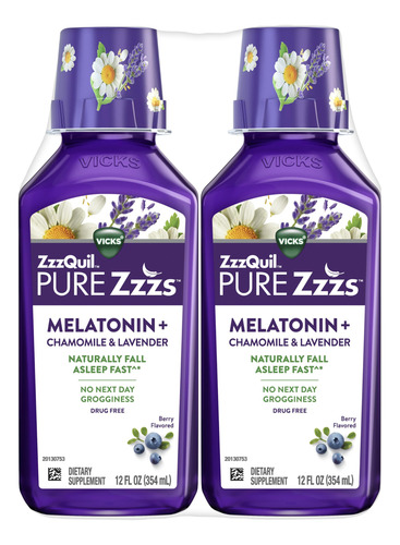 Líquido De Melatonina Sleep Aid Zzzquil Pure Zzzs 2 Mg 720 M - Imagem 8