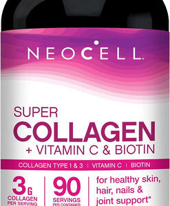 Peptídeos De Super Colágeno Neocell + Vitamina C E Biotina,