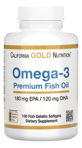 California Gold Nutrition Ômega-3 1100 Mg 100 Cápsulas Gelat - Imagem 6