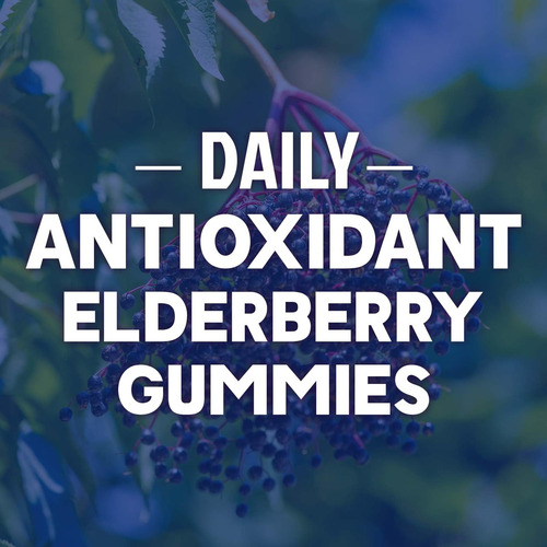 Gomas De Suporte Imunológico Nature"s Nutrition Sambucus 120 - Imagem 6