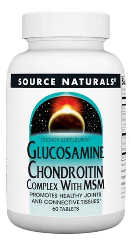 Complexo De Glucosamina E Condroitina Com Msm 60 Comprimidos