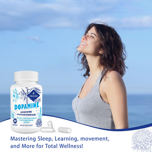Suplementos De Dopamina Zdoroviye Com 500 Mg De Mucuna Pruri - Imagem 4