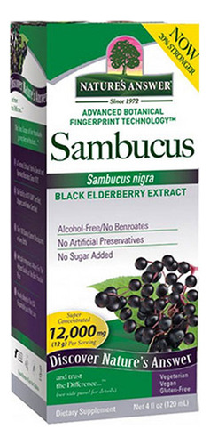 Sambucus 4 Oz Da Nature's Answer