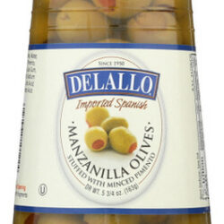 Stuffed Manzanilla Olives 5.75 Oz By Delallo