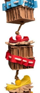 Brinquedo Happy Beaks Present Shredder Bird, 1 Unidade Da A&