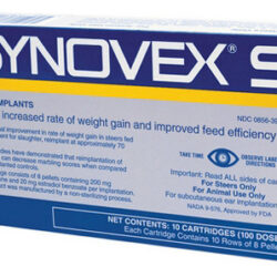 Implantes Synovex S Para Steers 10 Cartuchos Da Zoetis