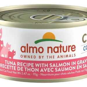 Comida Úmida Clássica De Atum Completo Com Salmão Em Molho 2