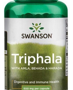 Triphala Com Amla Behada E Harada 500 Mg 100 Cápsulas Da Swa