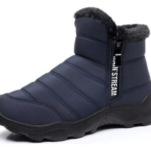 Botas Impermeáveis Forradas Unissex De Pele P/ Frio Extremo