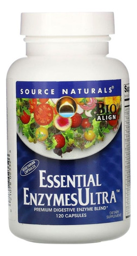 Essential Enzymes Ultra 120 Vcaps By Source Naturals