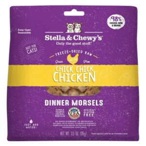 Pedaços De Jantar Liofilizados Para Gatos Crus, Sem Grãos, R