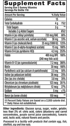 Multivitamínico Masculino Vitafusion 220 Gomas - Imagem 2