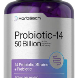 Suplemento Horbaach Probiotic 25 Bi 14 Cepas 60 Cápsulas