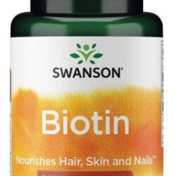 Biotina 5000 Mcg 100 Cápsulas Vegetais Da Swanson Vitamins