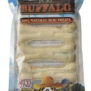 Pure Buffalo Dog Treats Pressed Bully Bone 4 Bones (pacot