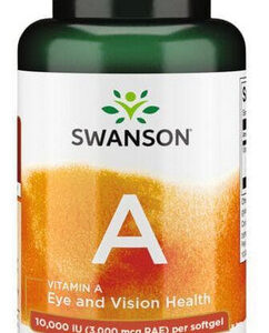 Vitamina A 3.000 Mcg Rae 250 Cápsulas Gelatinosas Da Swanson