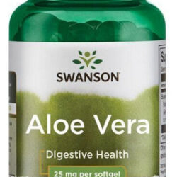 Aloe Vera 25 Mg 100 Cápsulas Gelatinosas Da Swanson Vitamins