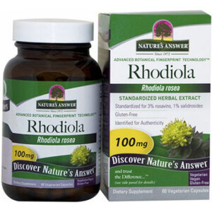 Extrato De Raiz Padronizado De Rhodiola, 60 Cápsulas Vegetai