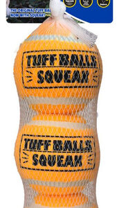 Brinquedo Médio Para Cães Tuff Ball Squeak Pacote Com 3