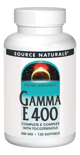 Gamma E 400 Complex 120 Softgels By Source Naturals