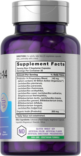 Suplemento Horbaach Probiotic 25 Bi 14 Cepas 60 Cápsulas - Imagem 2